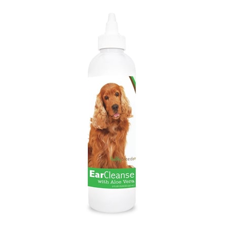 Healthy Breeds 8 oz Cocker Spaniel Ear Cleanse with Aloe Vera Cucumber Melon 840235105558